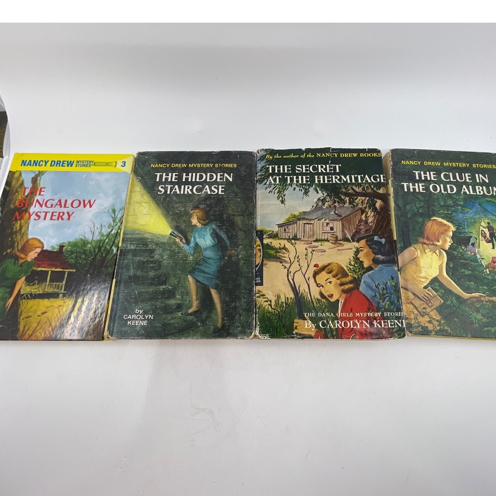 Nancy Drew and Dana Girls Mystery Stories Lot of 4 Carolyn Keene Grosset Dunlap
